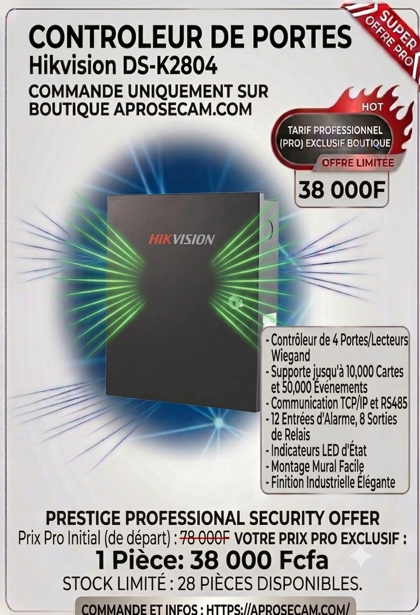 Controleur de 4 porte DS-K2804