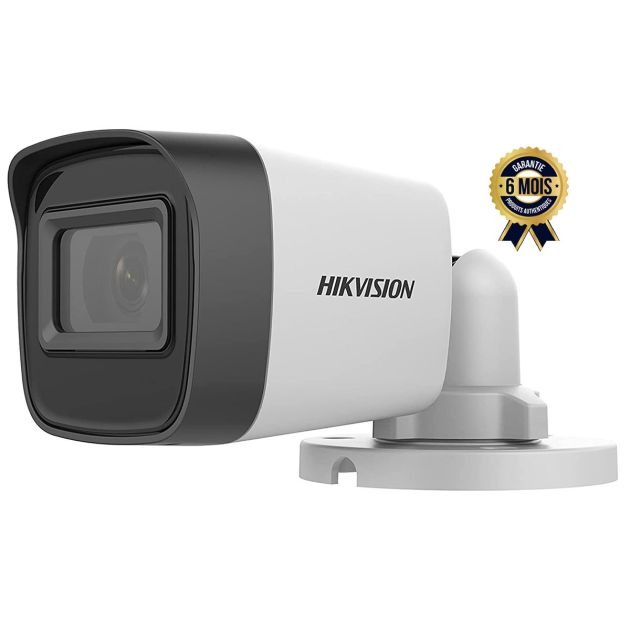 5 MP Fixed Mini Bullet Camera,DS-2CE16H0T-ITPF Marque: HIKVISION
